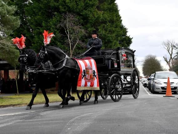 The funeral of Connor Brown.