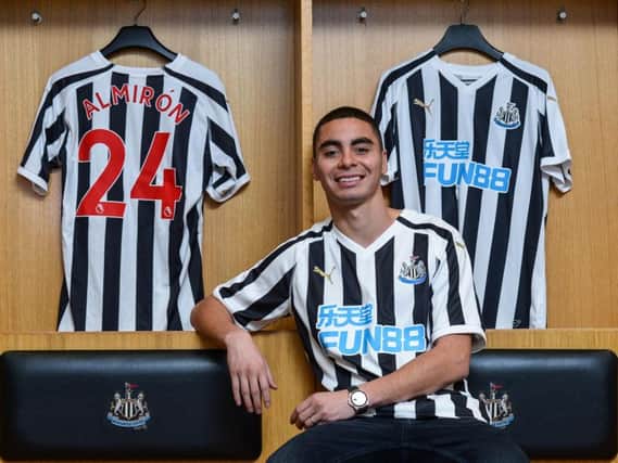 Miguel Almiron has made an instant impact at Newcastle.