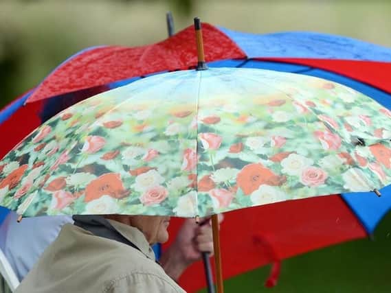 Early rain is set to clear later today