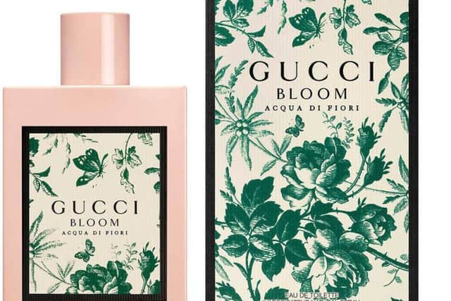 The prize includes a bottle of Gucci Bloom