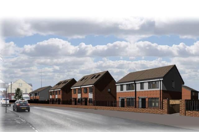 An artist's impression of the 17-home development on the site of the former Dubmire School in Fence Houses.