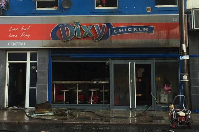 Dixy Chicken fire in Sunderland. Picture by Tyne & Wear Fire and Rescue.