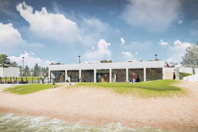 The the Bay shelter could look as part of the seafront plans.