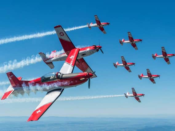 The Swiss Air Force PC-7 team is one of the flying displays already confirmed for this year's Sunderland Airshow.