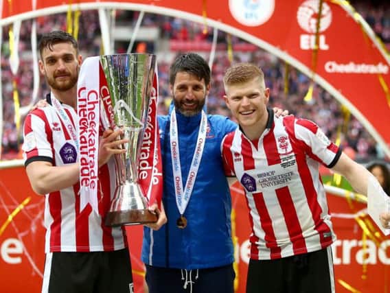 Lincoln won the Checkatrade Trophy in 2018 but missed out on promotion in the League Two play-offs.