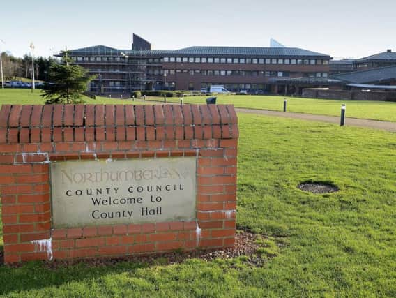 Northumberland County Council's headquarters.