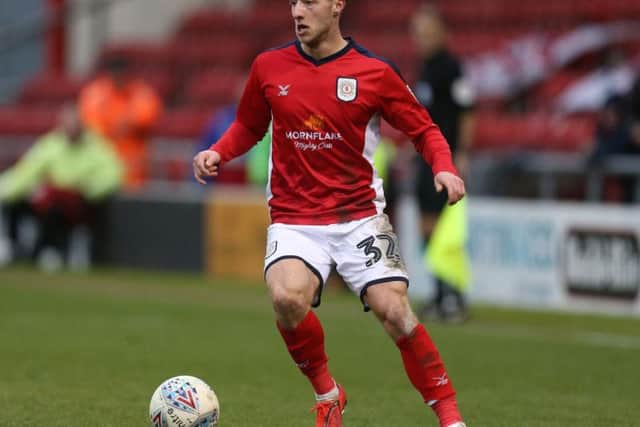 Jamie Sterry playing for Crewe.