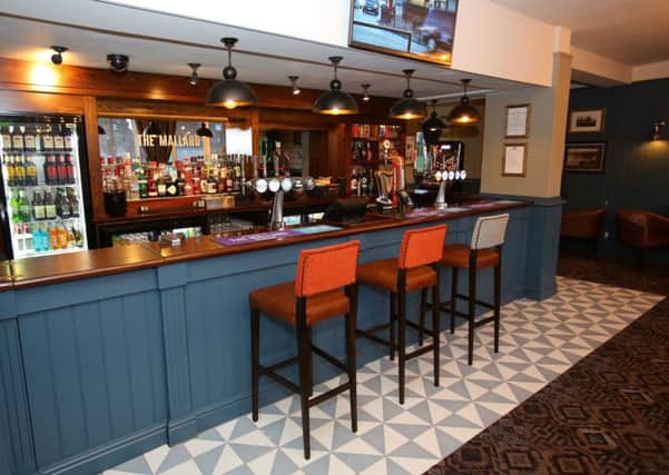 The new bar area at The Mallard pub in Seaham.