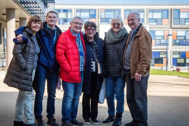 (left-right) Karin and Tor Samuelsen, Carl Frederik Selmer and wife Kirsten, Tove and Oyvind Kirsebom.