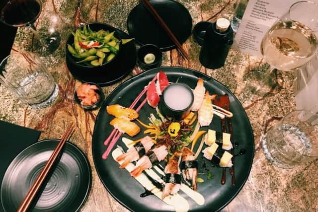 Sushi platter at The Muddler