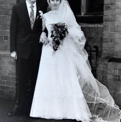 Douglas and Dorothy Percival on their wedding day