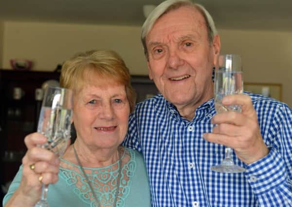Dorothy and Douglas Percival celebrate Diamond wedding anniversary