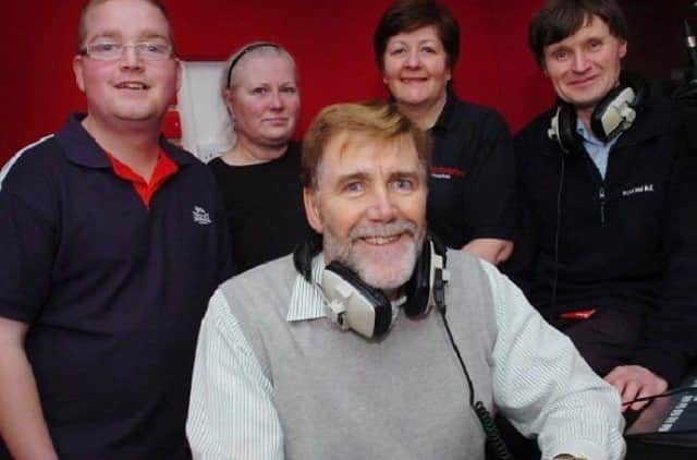 Bill Bowes, front, with other volunteers from Radio Sunderland for Hospital
