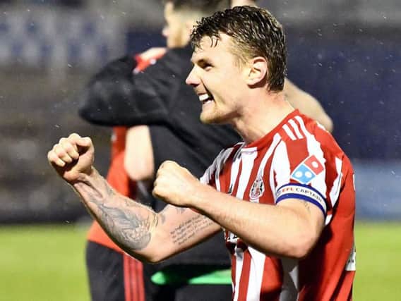 Max Power celebrates as Sunderland reach the final of the Checkatrade Trophy.