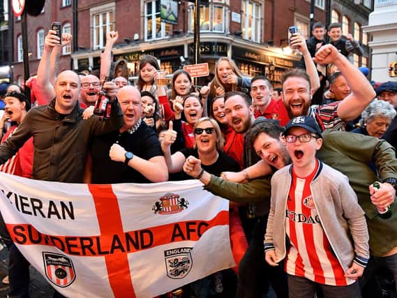 Sunderland AFC supporters.