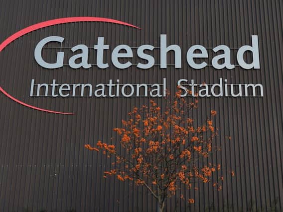 Gateshead International Stadium.