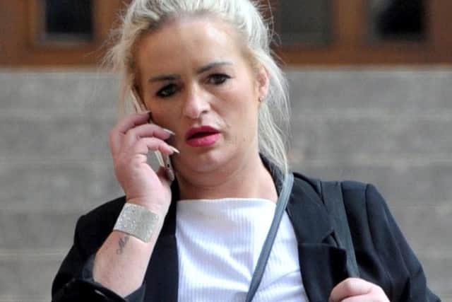 Kelly Trott pictured outside of Newcastle Crown Court