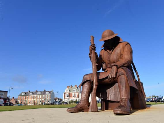The Terrace Green in Seaham and its Tommy statue will host one of the displays.