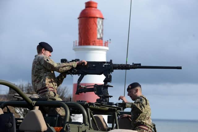 Royal Armoured Corps 80th anniversary at Souter Lighthouse.