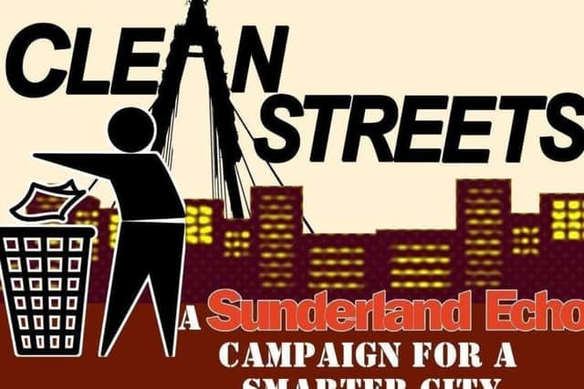 The Echo's Clean Streets campaign logo.