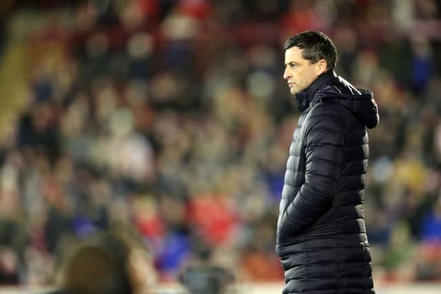 BARNSLEY, ENGLAND - MARCH 12:  Sunderland manager JackRoss during the Sky Bet League One match between Barnsley and Sunderland at Oakwell Stadium on March 12, 2019 in Barnsley, United Kingdom. (Photo by Ian Horrocks/Sunderland AFC via Getty Images)