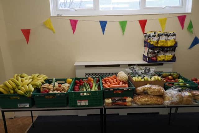 Fruit and vegetables which would have been binned are donated by supermarkets to support the project.