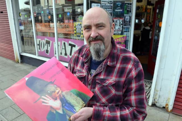 Marty Yule, of Hot Rats Records in Sunderland, with the Captain Beefheart record Trout Mask Replica, which he is looking forward to adding to his own collection on Record Store Day 2019.