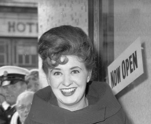 Pat Phoenix (the star who played Elsie Tanner in Coronation Street) who was one of the celebrity guests at the Grand Hotel in Sunderland.
