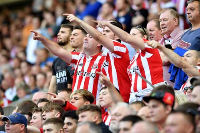 Sunderland fans were far from pleased after the defeat to Coventry City