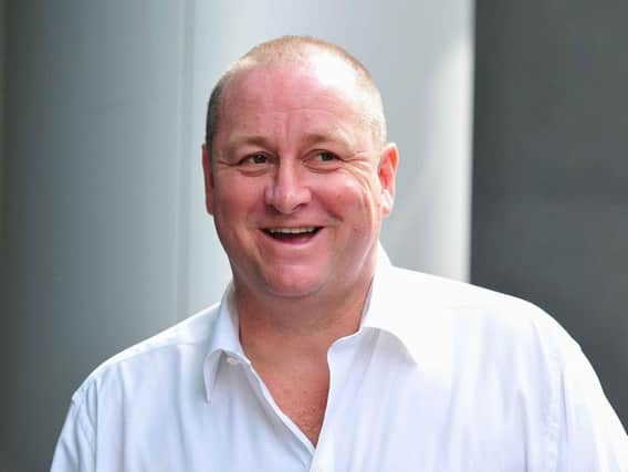 Sports Director founder Mike Ashley, whose takeover bid for Debenhams was recently turned down.