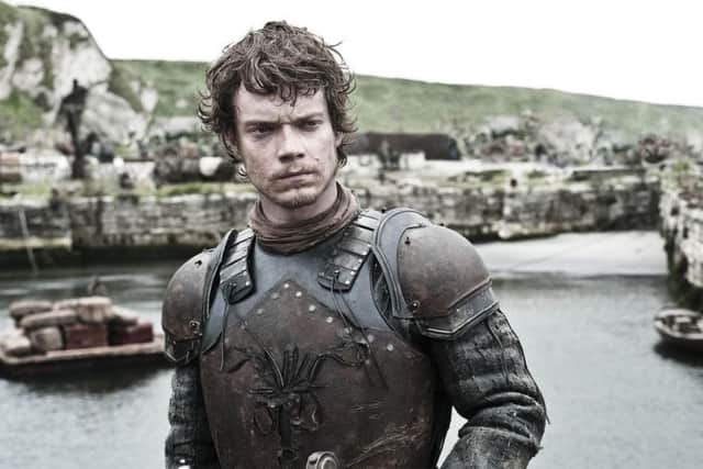 Game of Thrones character Theon Greyjoy, played by Alfie Allen.