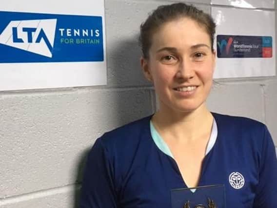 Laura-Ioana Paar came through qualifying to win the ITF women's event in Sunderland.