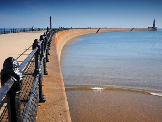 Roker Pier: It looks set to be a warm and sunny weekend in Sunderland.