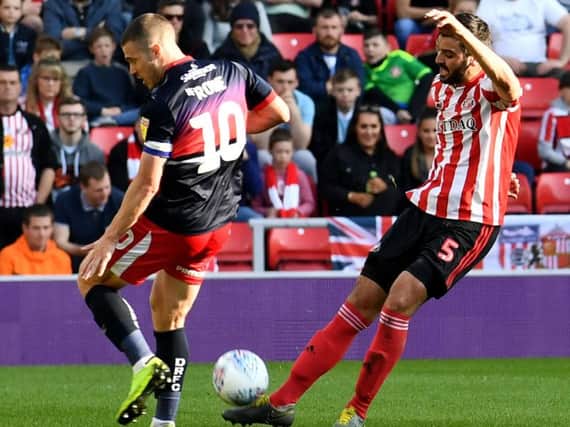 Alim Ozturk in action for Sunderland in the win over Doncaster Rovers.