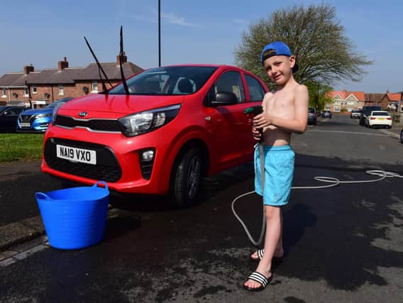 Ashton Murray has won heaps of praise for launching his own car wash.