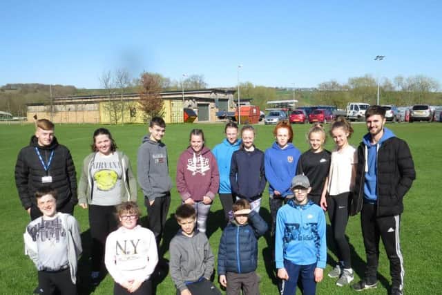 Some of the young people who took part in the sports adventure camps.