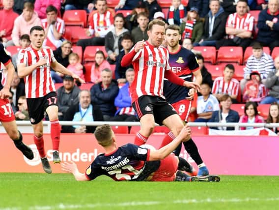 Aiden McGeady in action for Sunderland in the win over Doncaster Rovers.