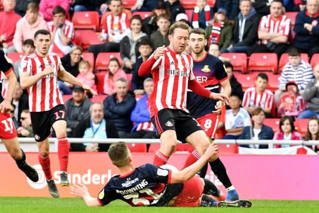Aiden McGeady in action for Sunderland in the win over Doncaster Rovers.