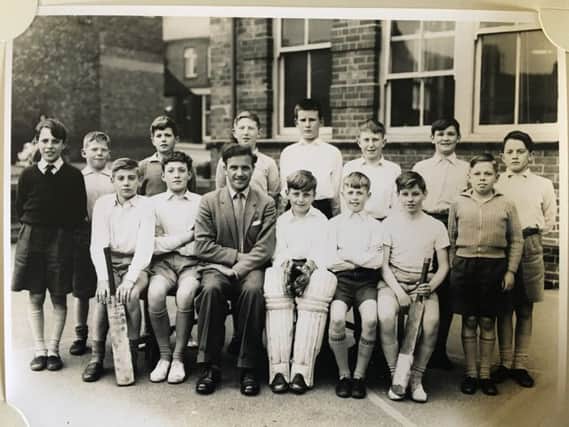 The school team cricket photograph that George would love your memories on.