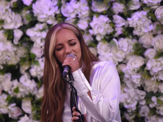 Jade Thirlwall performs at the Customs House event. Picture: Craig Leng Photography.