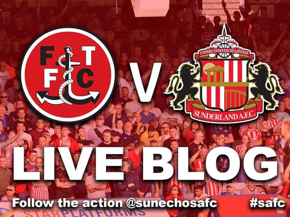 Sunderland AFC travel to Fleetwood Town this evening in League One.