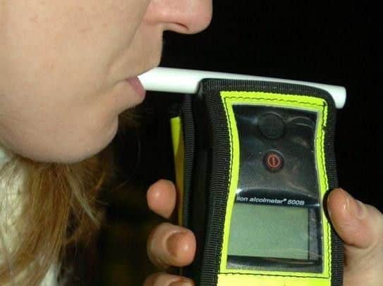 When Simpson was breath-tested she was three times over the drink-driving limit.