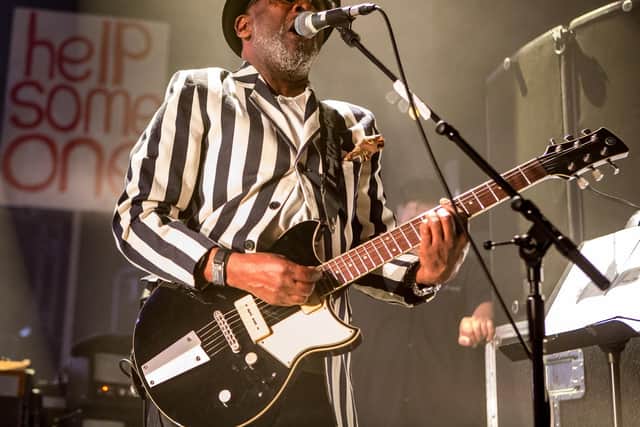 Lynval Golding of The Specials performing on their 40th anniversary tour at the O2 Academy in Newcastle. Pic: Mick Burgess.