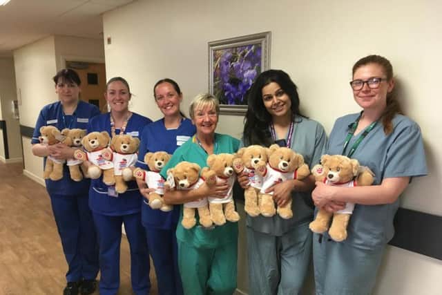 Staff at Sunderland Royal Hospital's maternity ward.