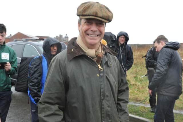 Nigel Farage launched his March to Leave protest in Sunderland in March.