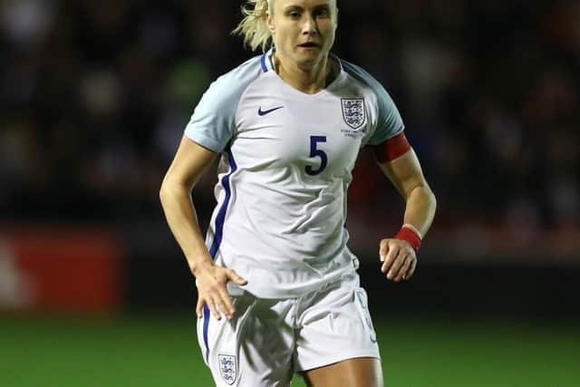 England captain Steph Houghton was among those to send messages of support to the audience.