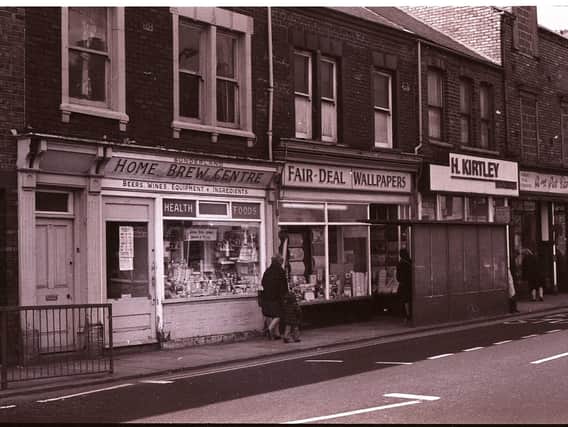 Southwick shops in 1977.