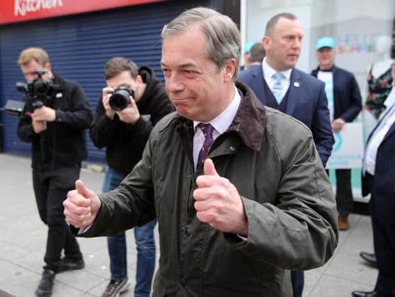 Nigel Farage in Sunderland.