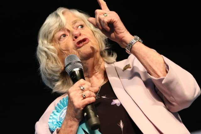 Ann Widdecombe went down well with the audience.