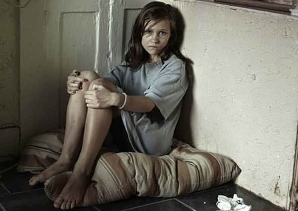 Labour critical of the Government over child poverty in the UK. (Picture posed by actress)